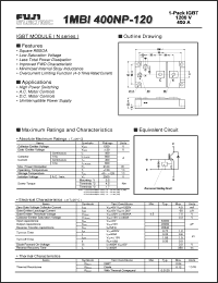 Click here to download 1MBI400NP-120 Datasheet