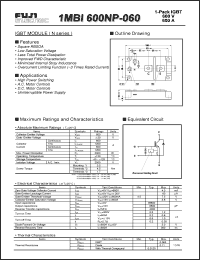 Click here to download 1MBI600NP-060 Datasheet