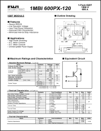 Click here to download 1MBI600PX-120 Datasheet