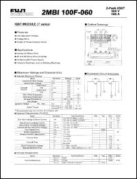 Click here to download 2MBI100F-060 Datasheet