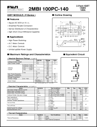 Click here to download 2MBI100PC-140 Datasheet