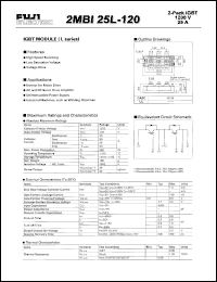 Click here to download 2MBI25L-120 Datasheet