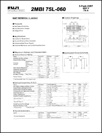 Click here to download 2MBI75L-060 Datasheet