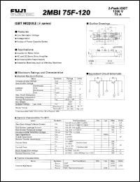 Click here to download 2MBI75F-120 Datasheet
