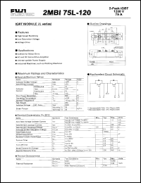 Click here to download 2MBI75L-120 Datasheet