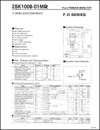 Click here to download 2SK1006-01MR Datasheet