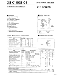 Click here to download 2SK1008-01 Datasheet