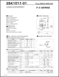 Click here to download 2SK1017-01 Datasheet