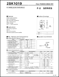 Click here to download 2SK1019 Datasheet
