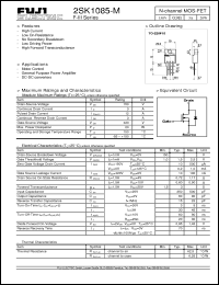 Click here to download 2SK1085-M Datasheet