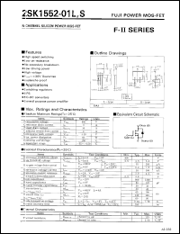 Click here to download 2SK1552-01L Datasheet