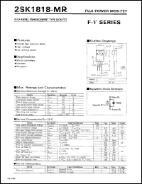 Click here to download 2SK1818-MR Datasheet