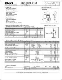 Click here to download 2SK1821-01M Datasheet