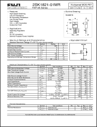 Click here to download 2SK1821-01MR Datasheet
