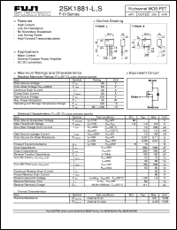 Click here to download 2SK1881-L Datasheet