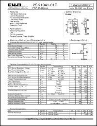 Click here to download 2SK1941-01 Datasheet