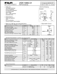 Click here to download 2SK1986-01 Datasheet