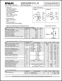 Click here to download 2SK2029-01L Datasheet