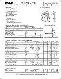 Click here to download 2SK2224-01R Datasheet