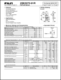 Click here to download 2SK2272-01 Datasheet