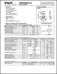 Click here to download 2SK2525-01 Datasheet