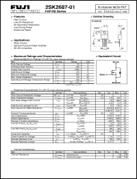 Click here to download 2SK2687-01 Datasheet