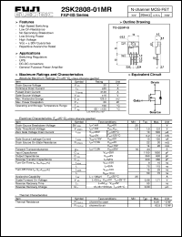 Click here to download 2SK2808-01MR Datasheet