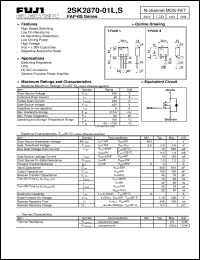 Click here to download 2SK2870-01 Datasheet