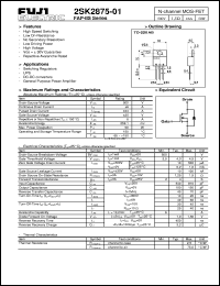 Click here to download 2SK2875-01 Datasheet