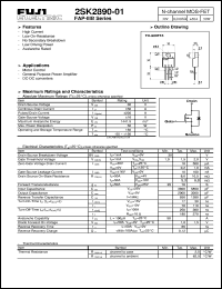 Click here to download 2SK2890-01 Datasheet