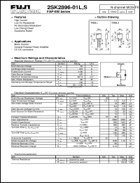 Click here to download 2SK2896-01S Datasheet