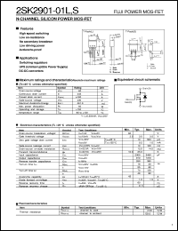Click here to download 2SK2901-01 Datasheet