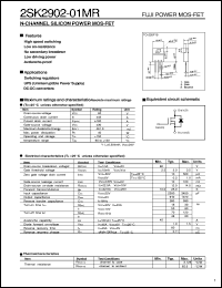 Click here to download 2SK2902-01MR Datasheet