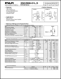 Click here to download 2SK2908-01S Datasheet