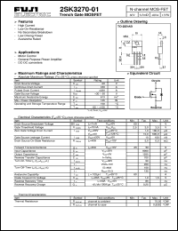 Click here to download 2SK3270-01 Datasheet
