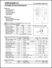 Click here to download 2SK3338-01 Datasheet