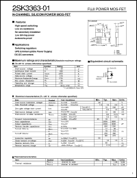 Click here to download 2SK3363-01 Datasheet