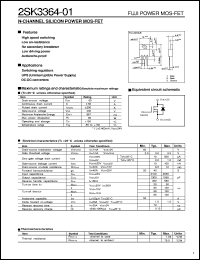 Click here to download 2SK3364-01 Datasheet