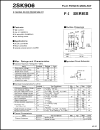 Click here to download 2SK906 Datasheet