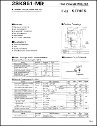 Click here to download 2SK951-MR Datasheet