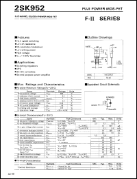 Click here to download 2SK952 Datasheet