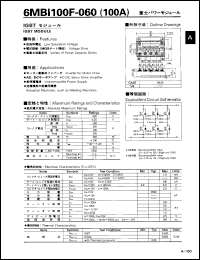 Click here to download 6MBI100F-060 Datasheet