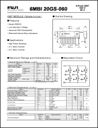 Click here to download 6MBI20GS-060 Datasheet