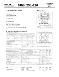 Click here to download 6MBI25L-120 Datasheet