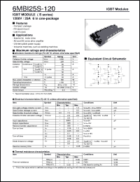 Click here to download 6MBI25S-120 Datasheet