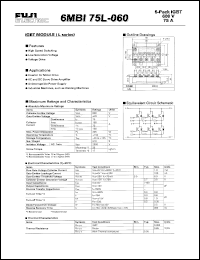 Click here to download 6MBI75L-060 Datasheet