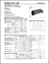 Click here to download 6MBI75S-120 Datasheet