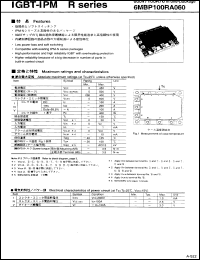 Click here to download 6MBP100RA060 Datasheet