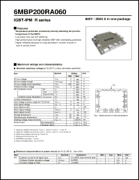 Click here to download 6MBP200RA060 Datasheet