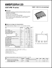 Click here to download 6MBP25RA120 Datasheet
